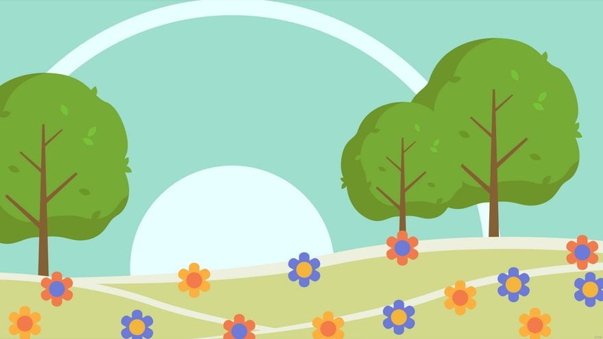 Free Nature Flower Background in Illustrator, EPS, SVG