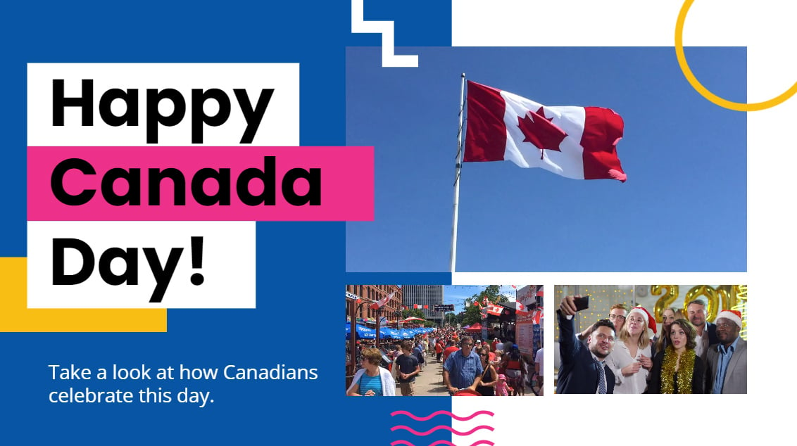 Canada Day Video Collage Template