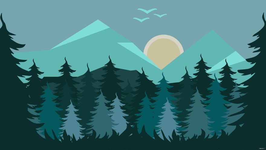 Free Nature Forest Background - EPS, Illustrator, JPG, PNG, SVG |  