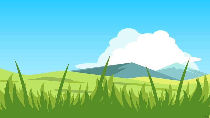 Free Nature Grass Background in Illustrator, EPS, SVG, JPG, PNG