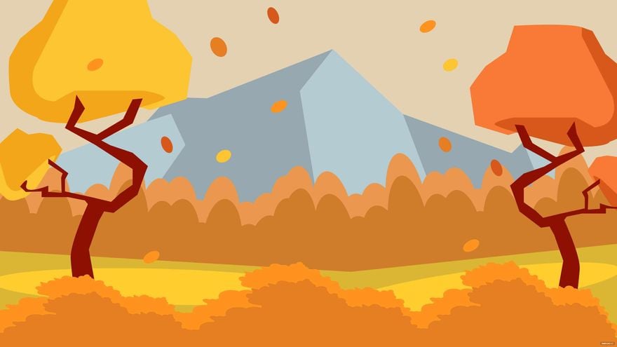 Fall Nature Background in Illustrator, EPS, SVG, JPG, PNG