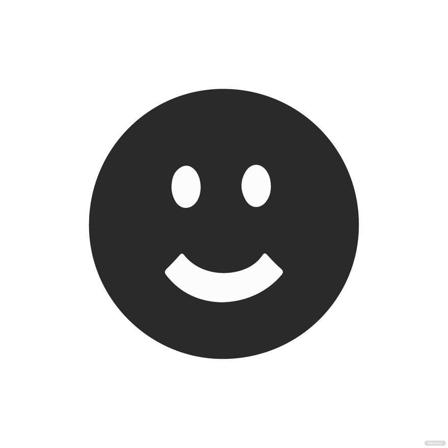 Free Black Smiley Clipart