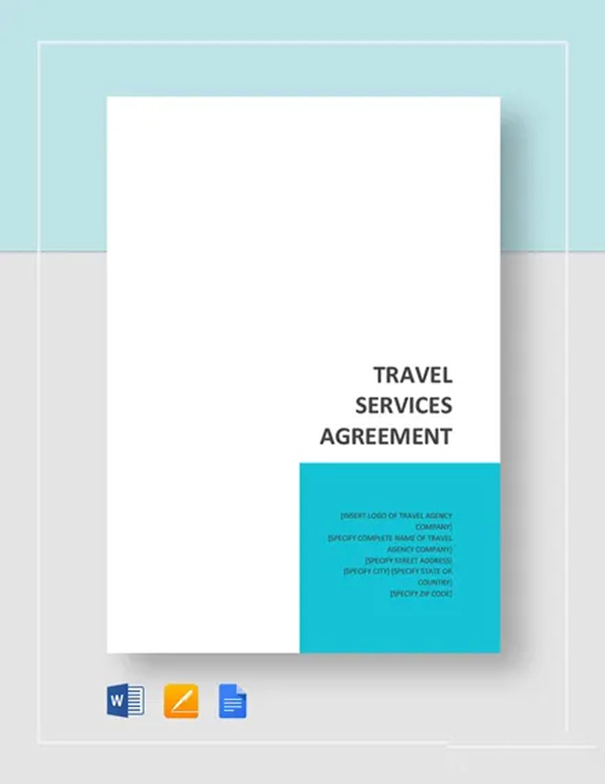 Travel Services Agreement Template