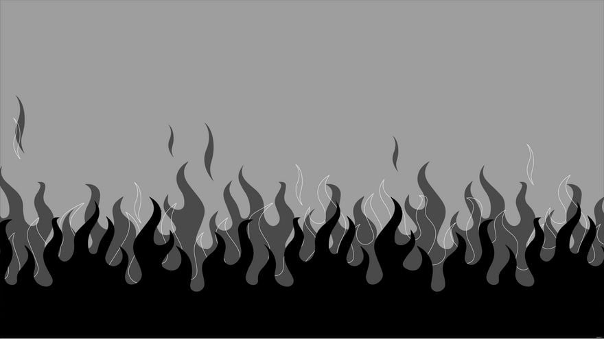 Black Fire Background in Illustrator, EPS, SVG