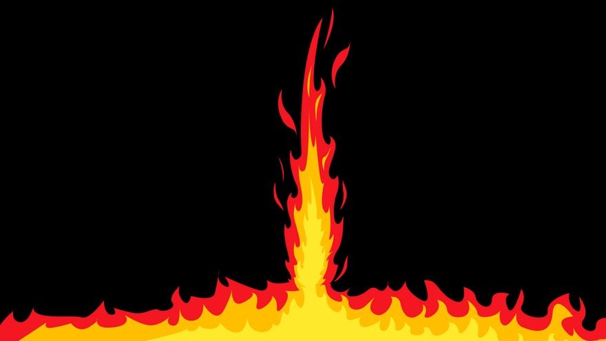 Free Raging Fire Background in Illustrator, EPS, SVG