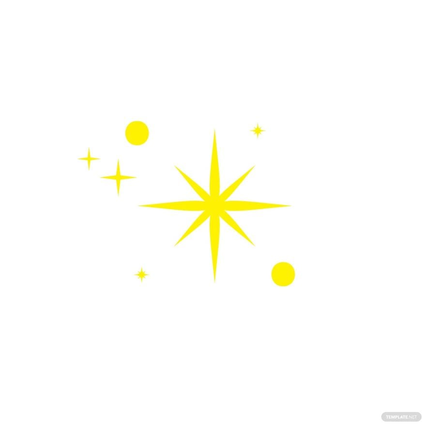 Yellow Sparkle Clipart