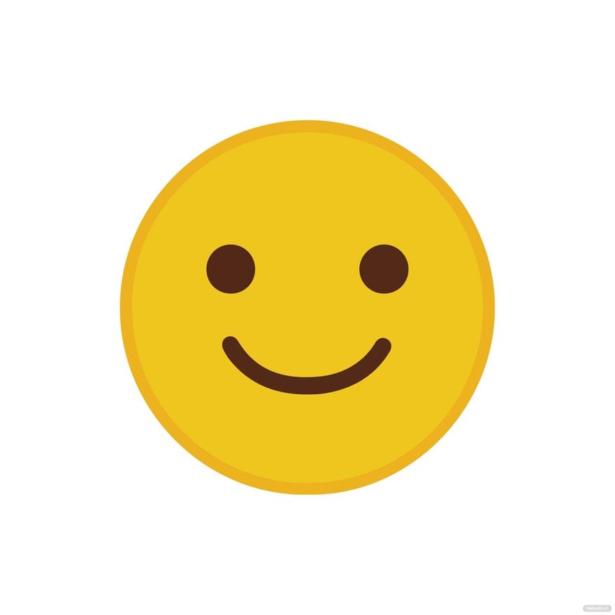 Yellow Smiley Clipart in Illustrator, EPS, SVG, JPG, PNG