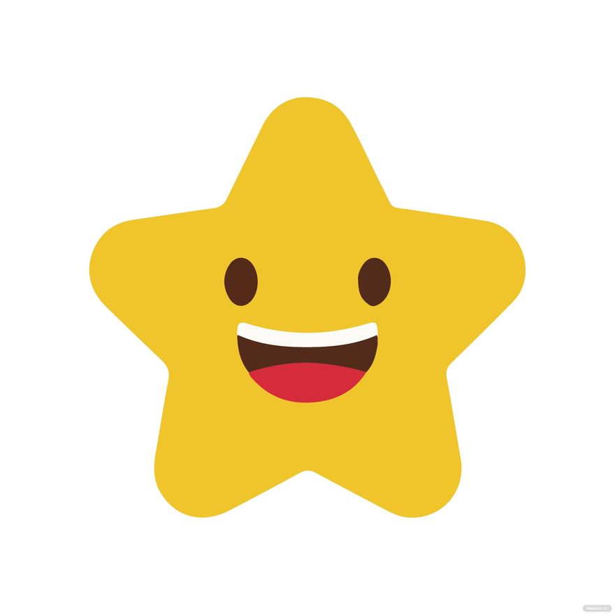 Free Star Smiley Clipart in Illustrator, EPS, SVG, JPG, PNG