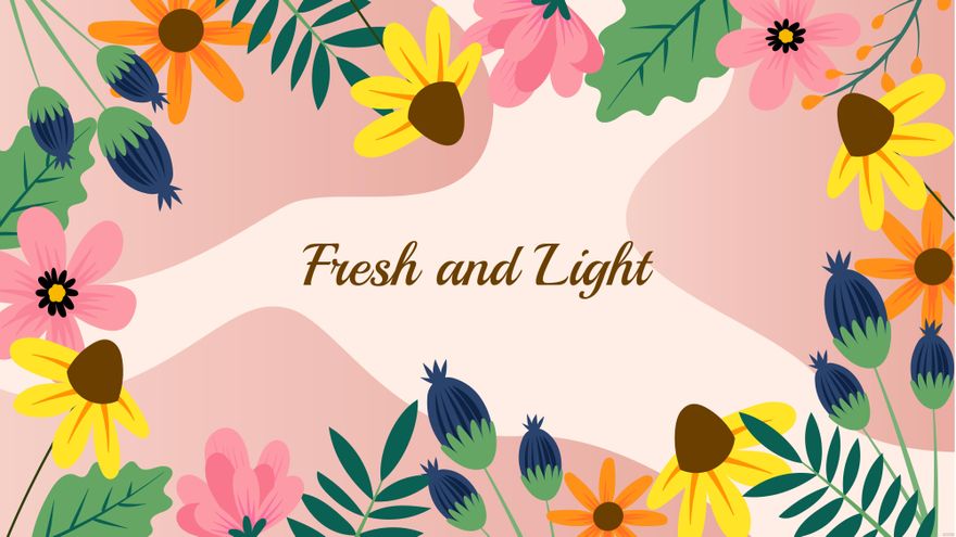 Free Vector | Floral spring wallpaper with greeting