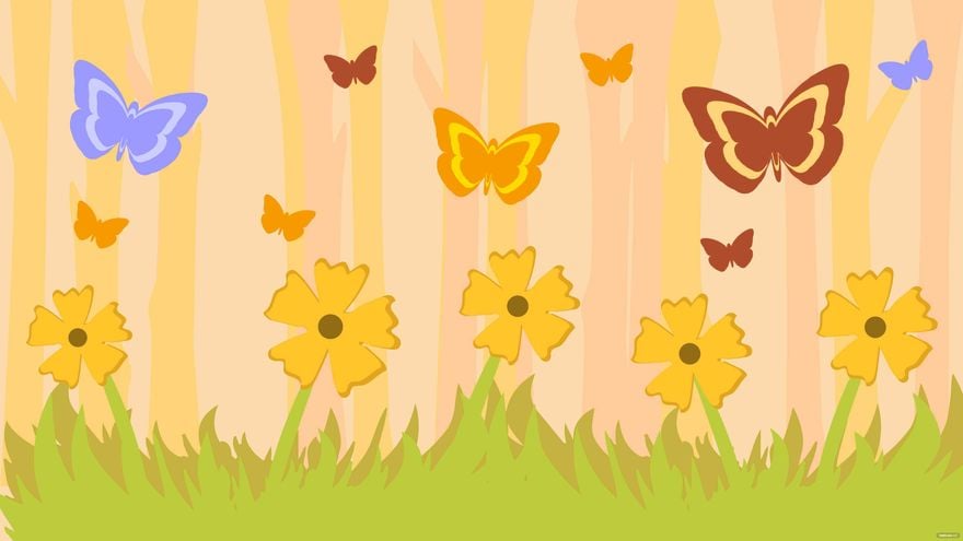 Butterfly Nature Background