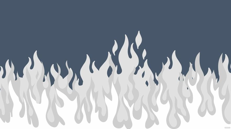 White Fire Background