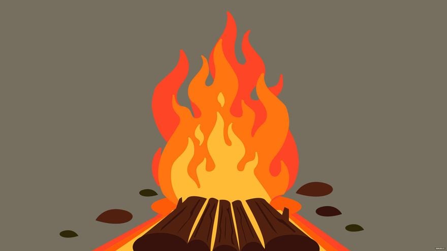 Burning Fire Background