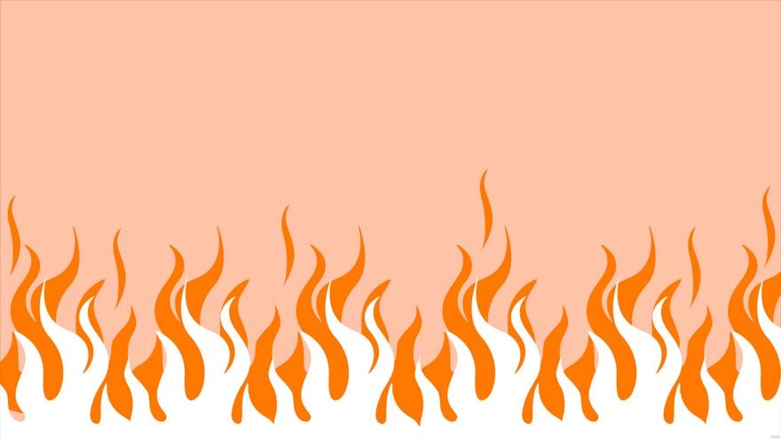 Orange Fire Background in Illustrator, EPS, SVG