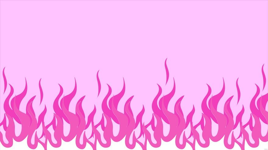 Pink Fire Background
