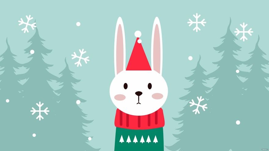 Free Cute Winter Background in Illustrator, EPS, SVG, JPG, PNG