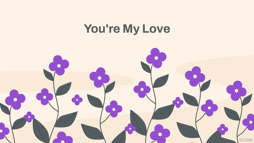 Free Purple Violet Flower Wallpaper in Illustrator, EPS, SVG, JPG, PNG