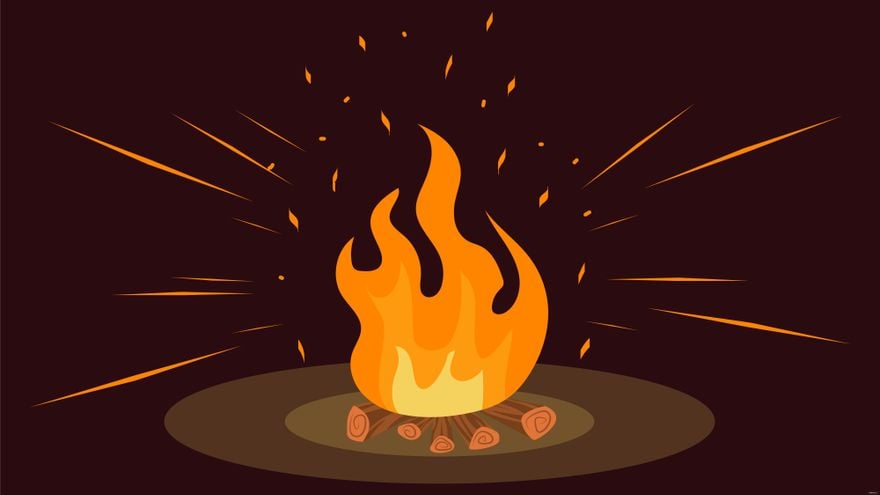 Fire Sparks Background