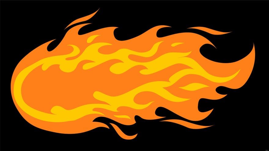Moving Fire Background
