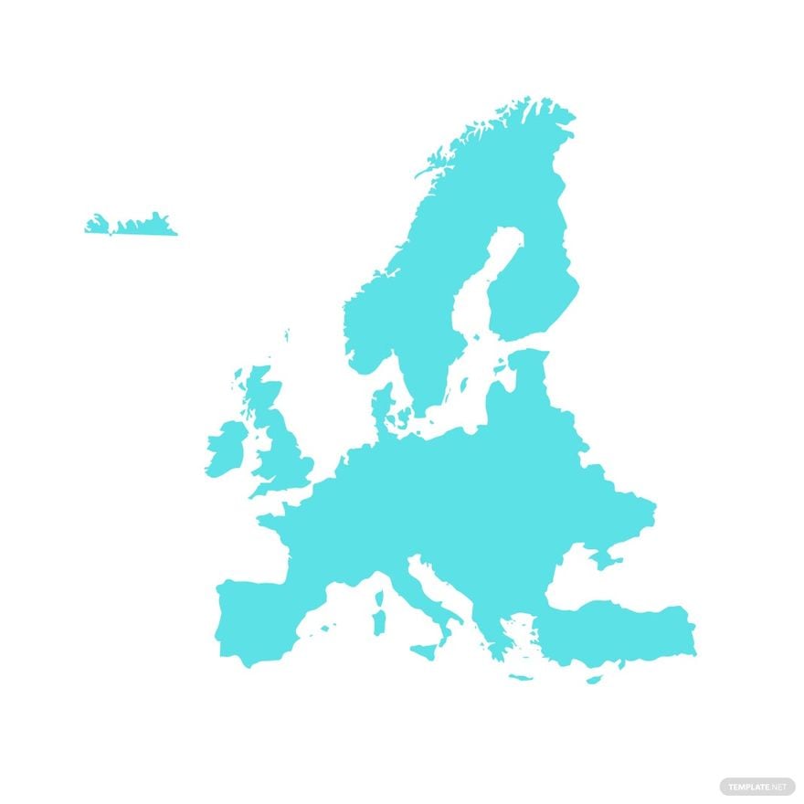 Transparent Europe Map Clipart in Illustrator, EPS, SVG, PNG, JPEG