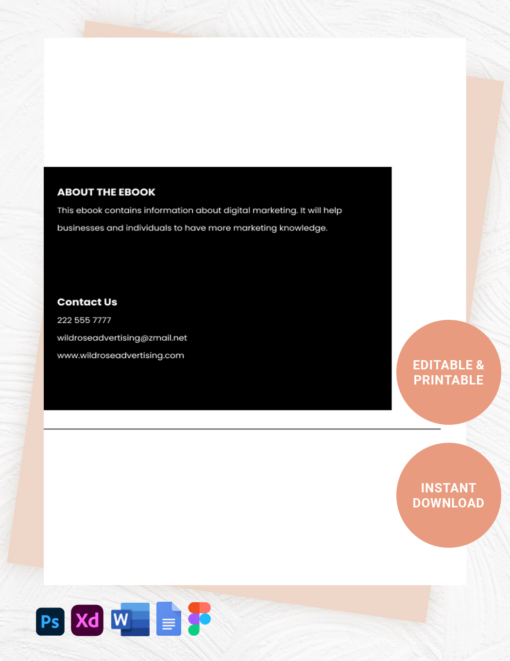 Digital Marketing eBook Template