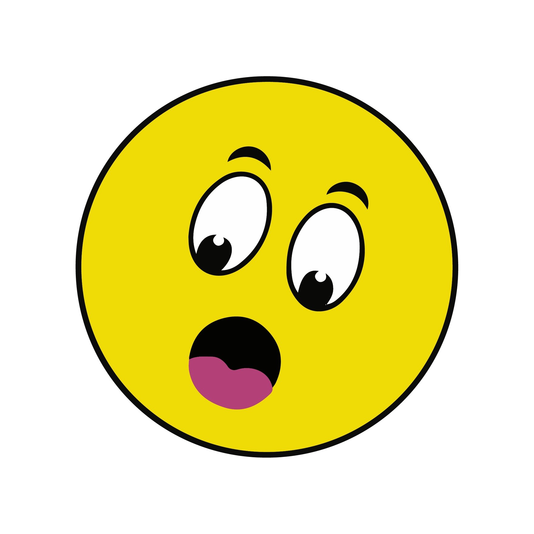 Surprised Smiley Clipart
