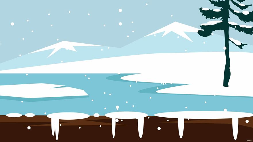 Free Winter Snow Background in Illustrator, EPS, SVG, JPG, PNG