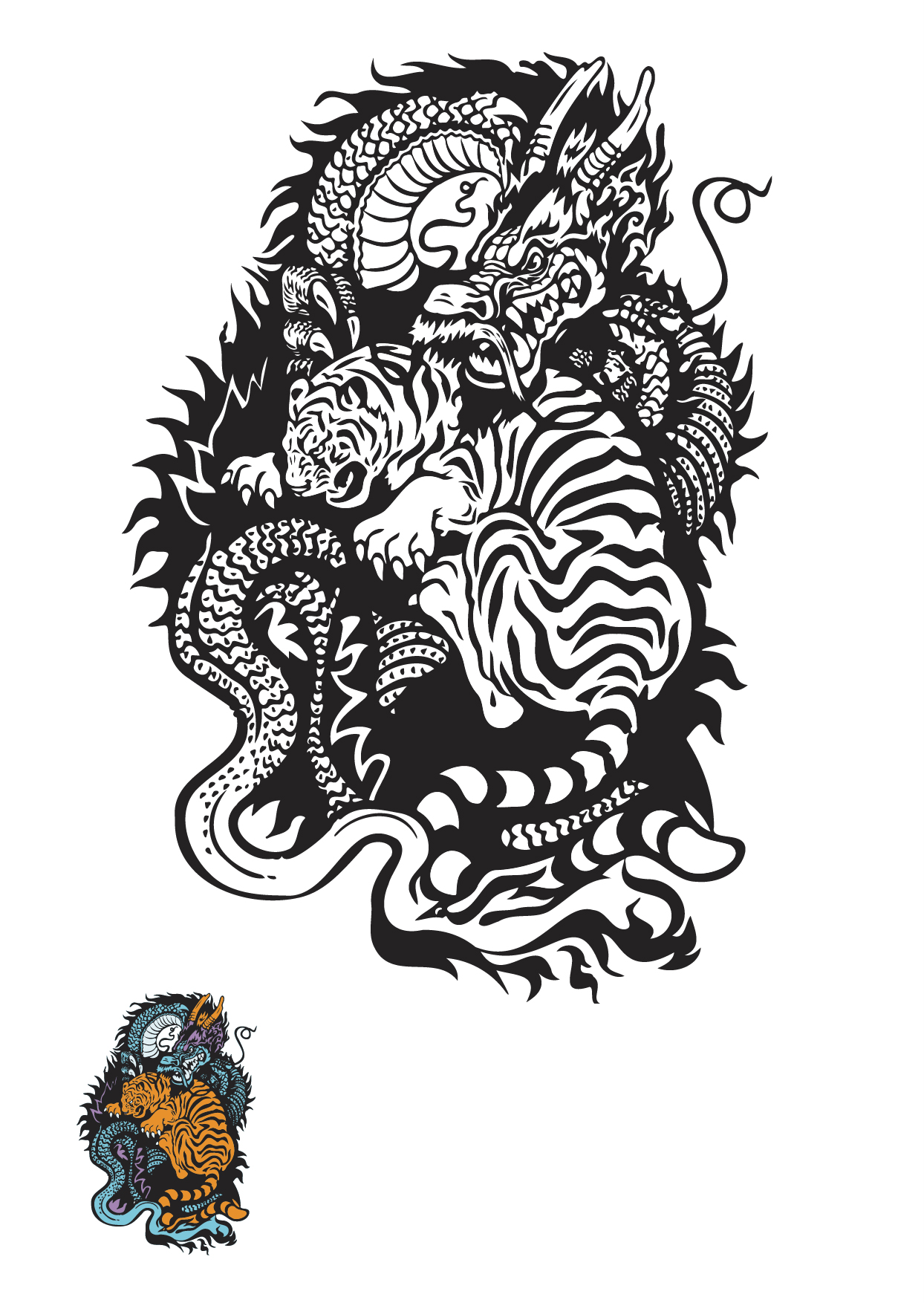 Oriental Coloring Pages