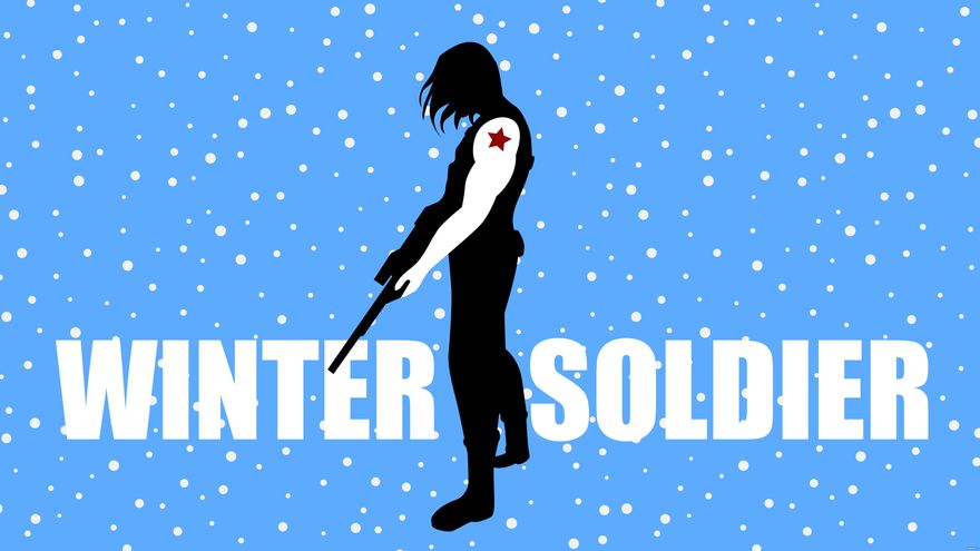 Winter Soldier Background in Illustrator, EPS, SVG, JPG, PNG