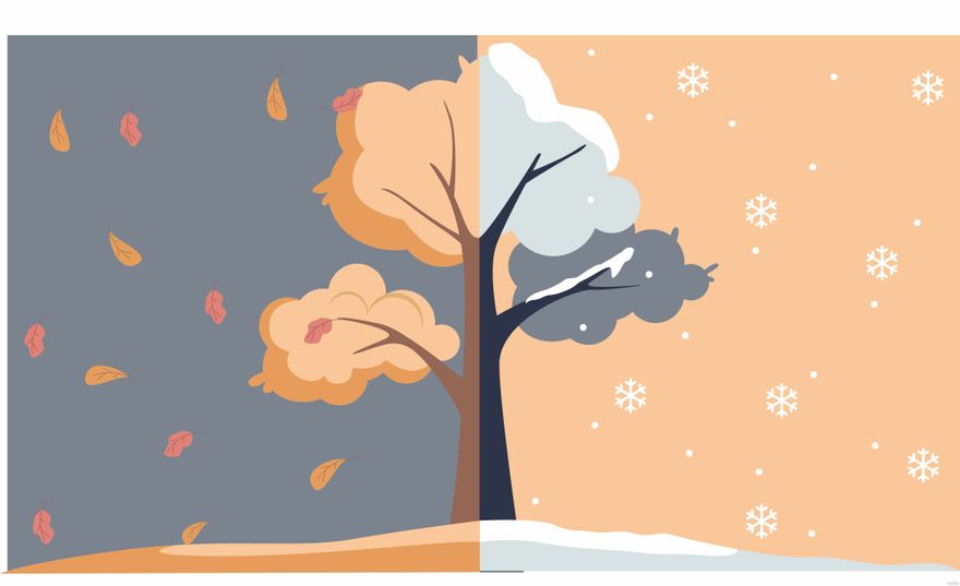 Fall Winter Background in Illustrator, PSD, EPS, SVG, JPG, PNG