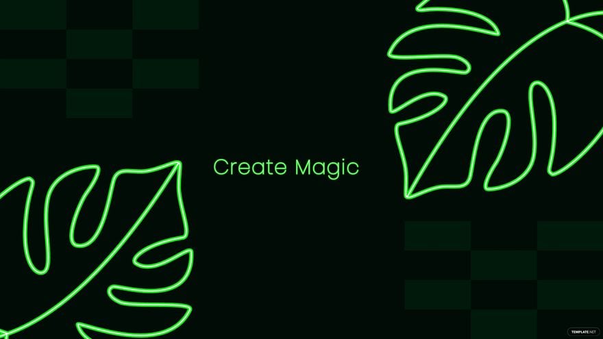 Free Neon Green Aesthetic Wallpaper - Download in Illustrator, EPS