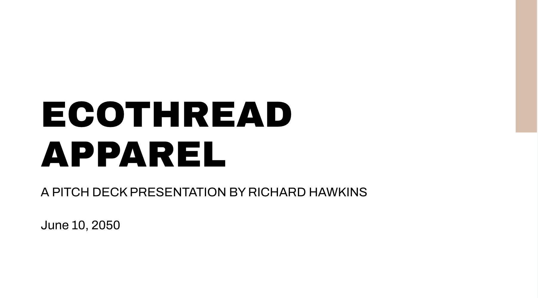 Pitch Deck 