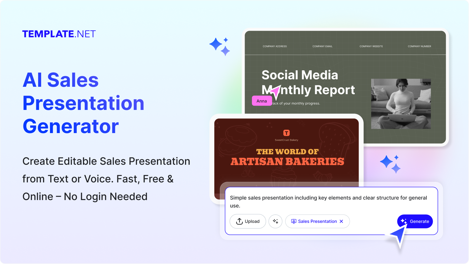 Free AI Sales Presentation Generator, Free Presentation Maker Online