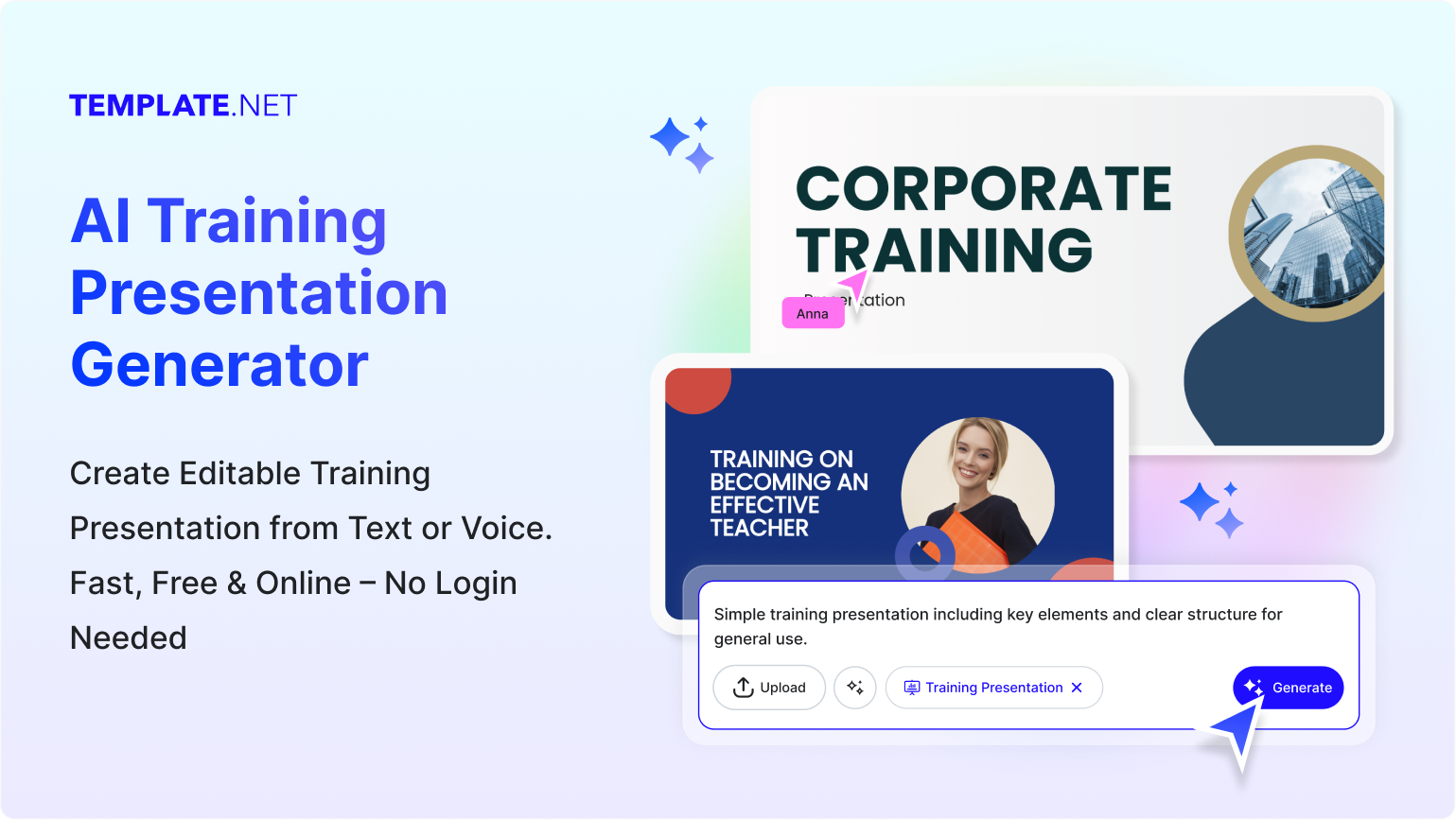 Free AI Training Presentation Generator, Free Presentation Maker Online