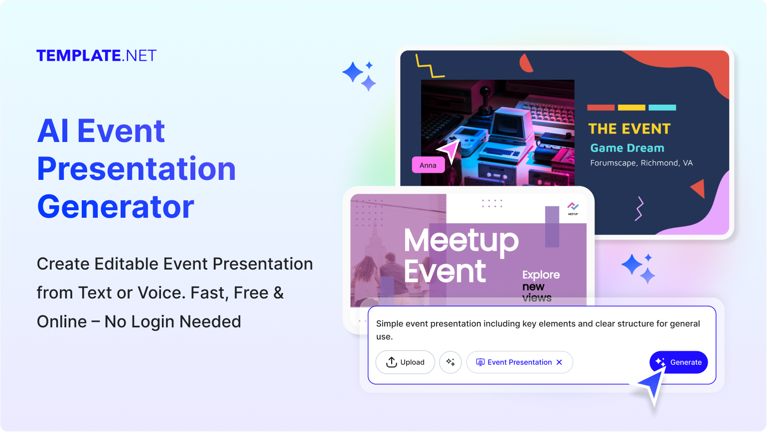Free AI Event Presentation Generator, Free Presentation Maker Online