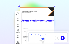 Acknowledgement Letter Generator