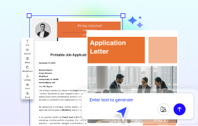 Free AI Application Letter Generator, Application Letter Maker Online Tool