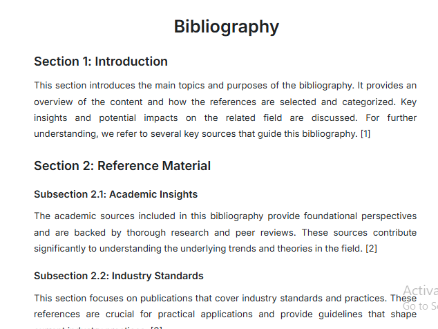 Bibliography Generator
