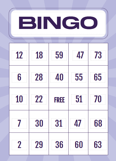 Bingo Card Generator