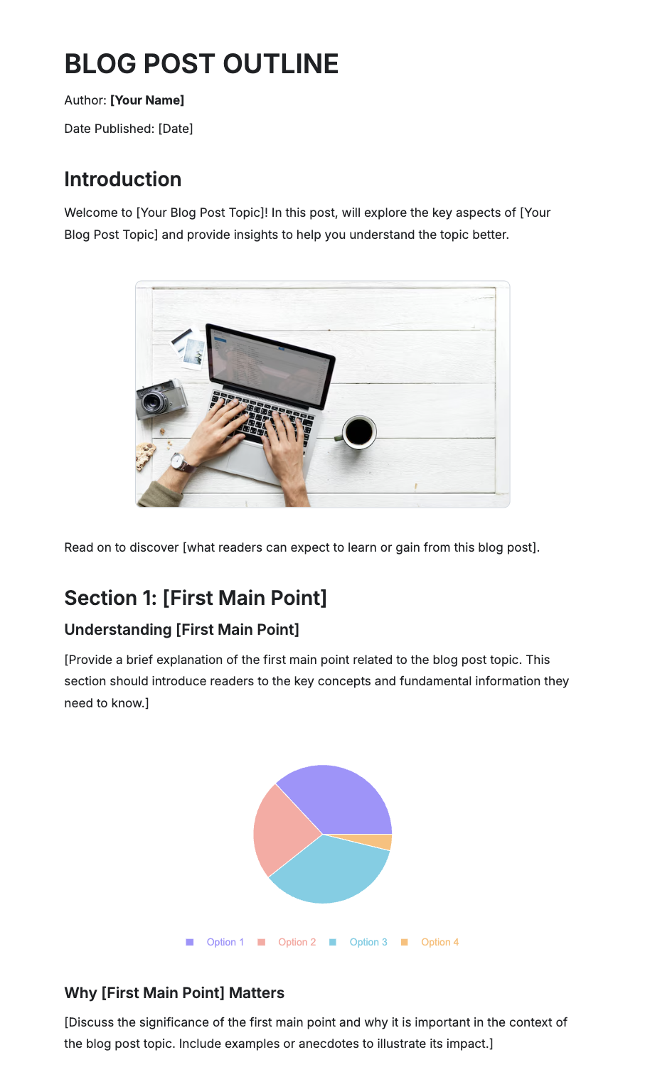 Blog Post Outline Generator