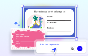 Free AI Book Label Generator, Maker Online Tool