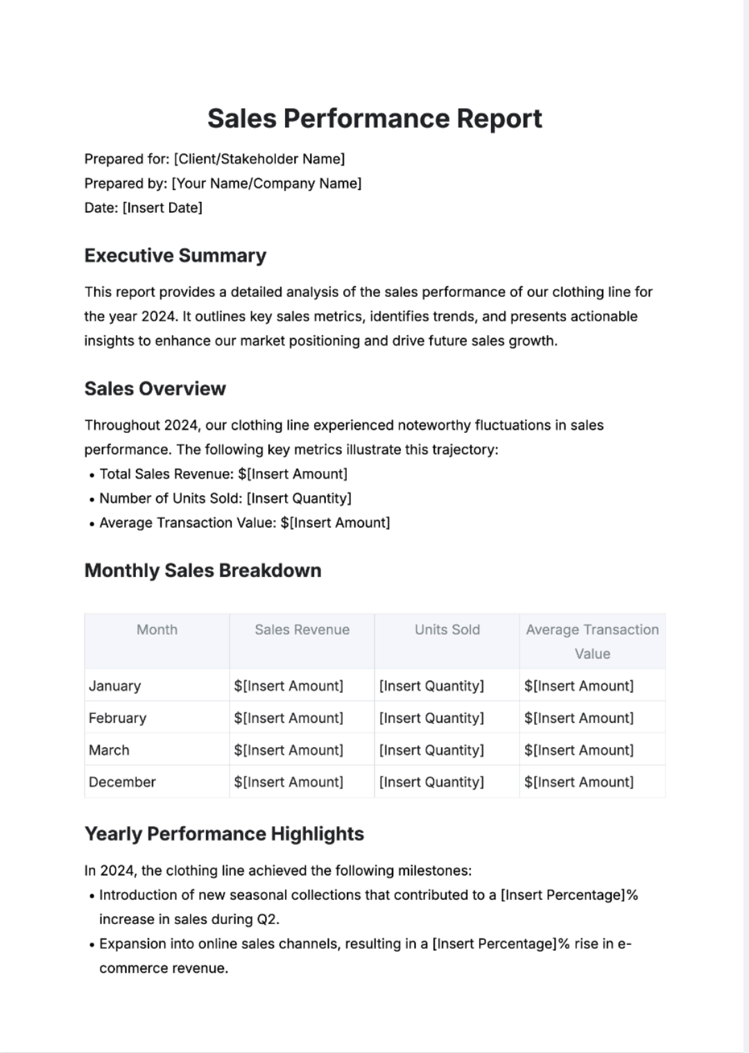 Business Document Generator