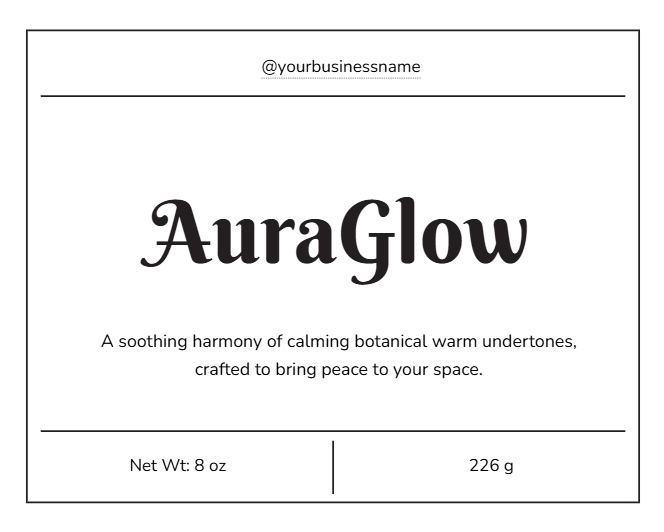 Candle Label Generator