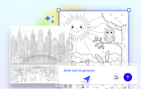 Free AI Coloring Page Generator, Free Coloring Page Maker Online Tool