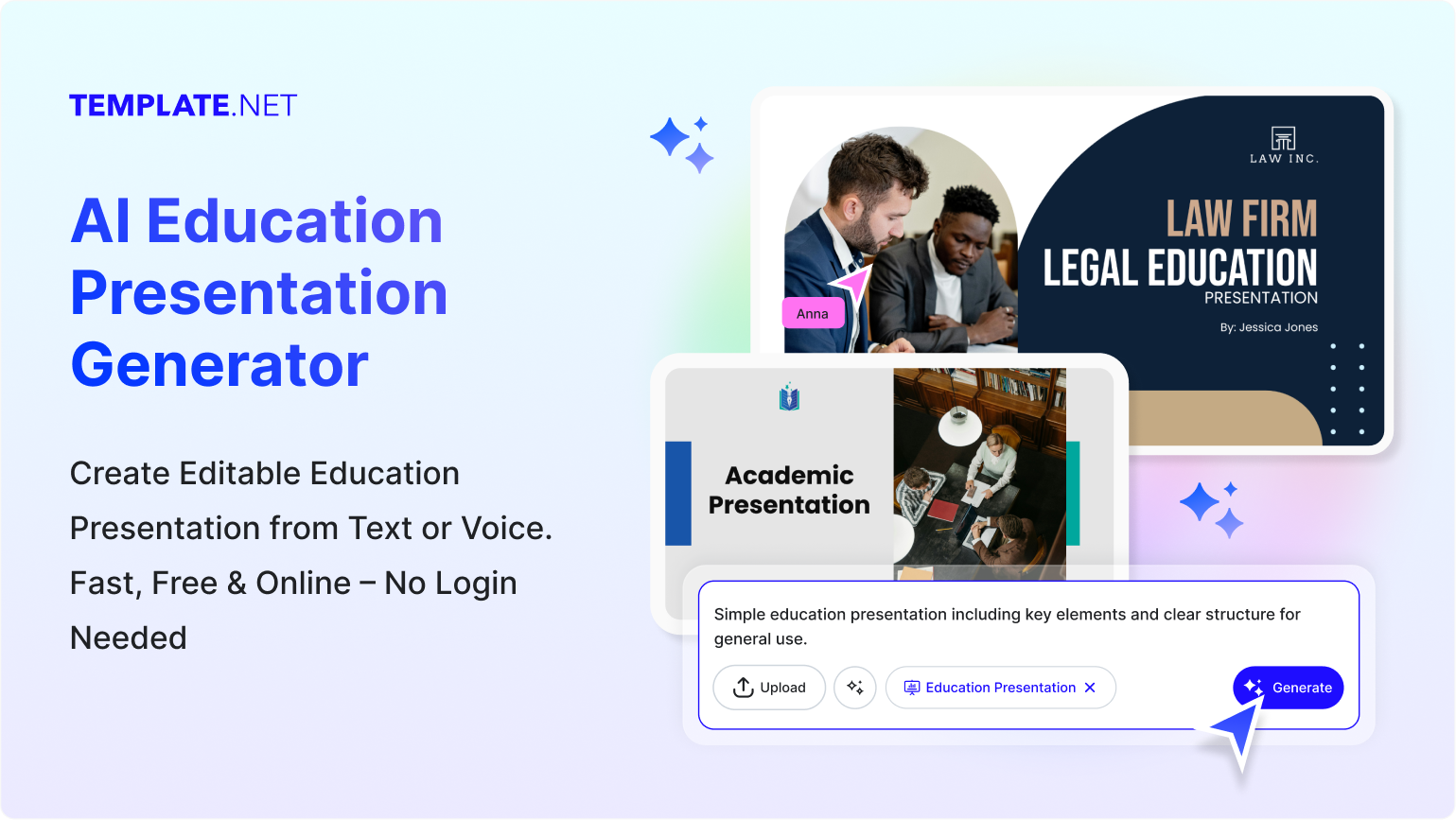 Free AI Education Presentation Generator, Free Presentation Maker Online