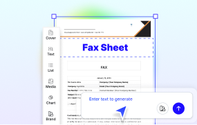 Fax Sheet Generator
