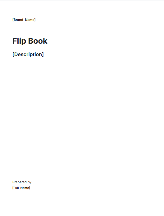 Flip Book