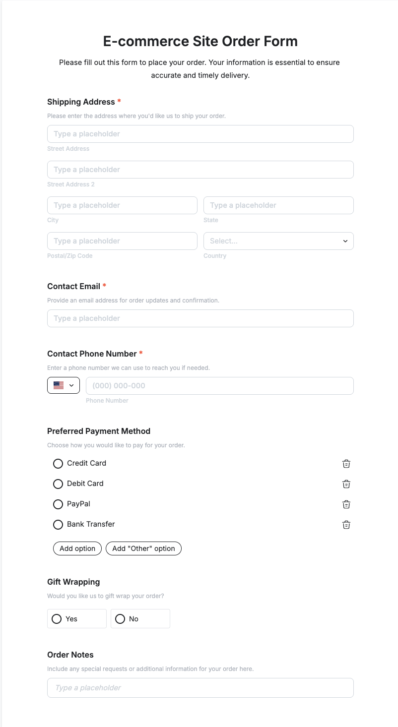 Google Forms Generator