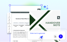 Handover Note Generator