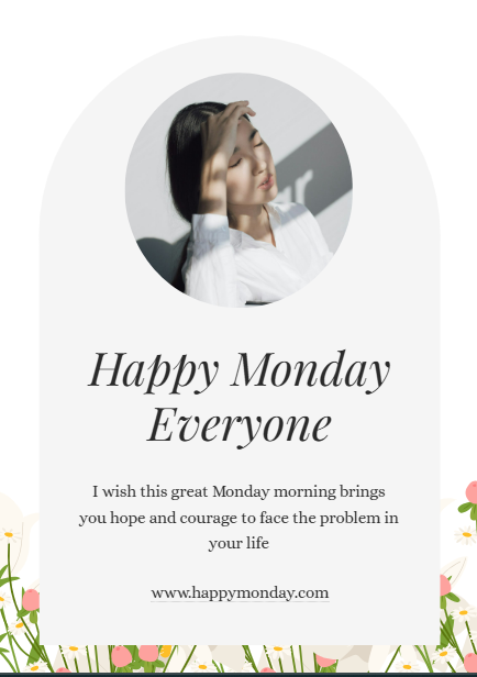 Happy Monday Wishes Generator
