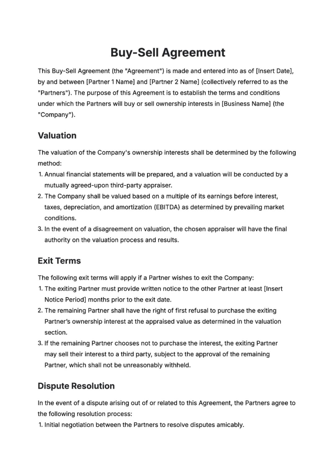 Legal Document Generator